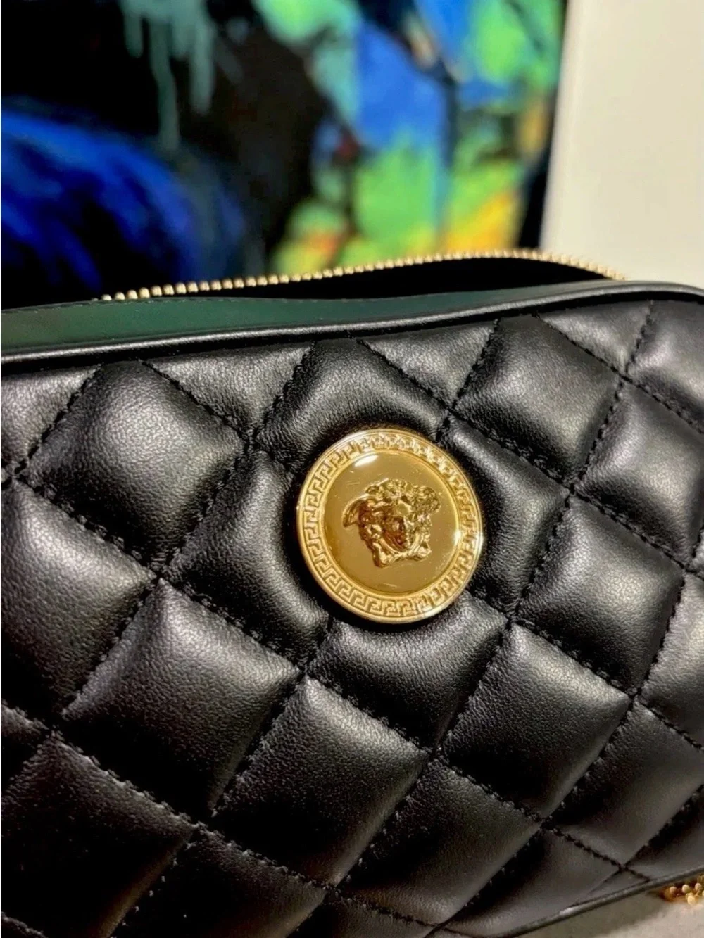 Versace compact quilted